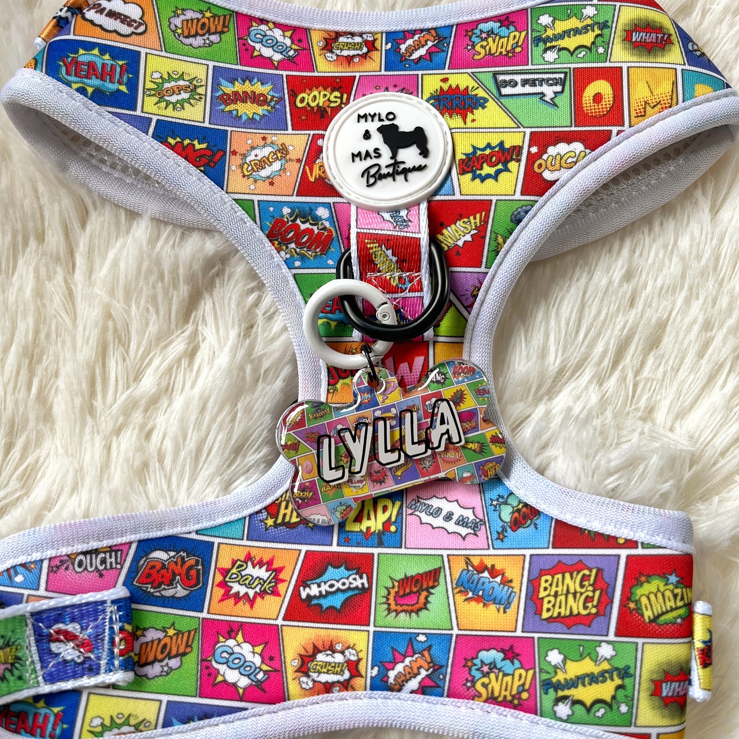 Dog Resin ID Tag - Pawpow