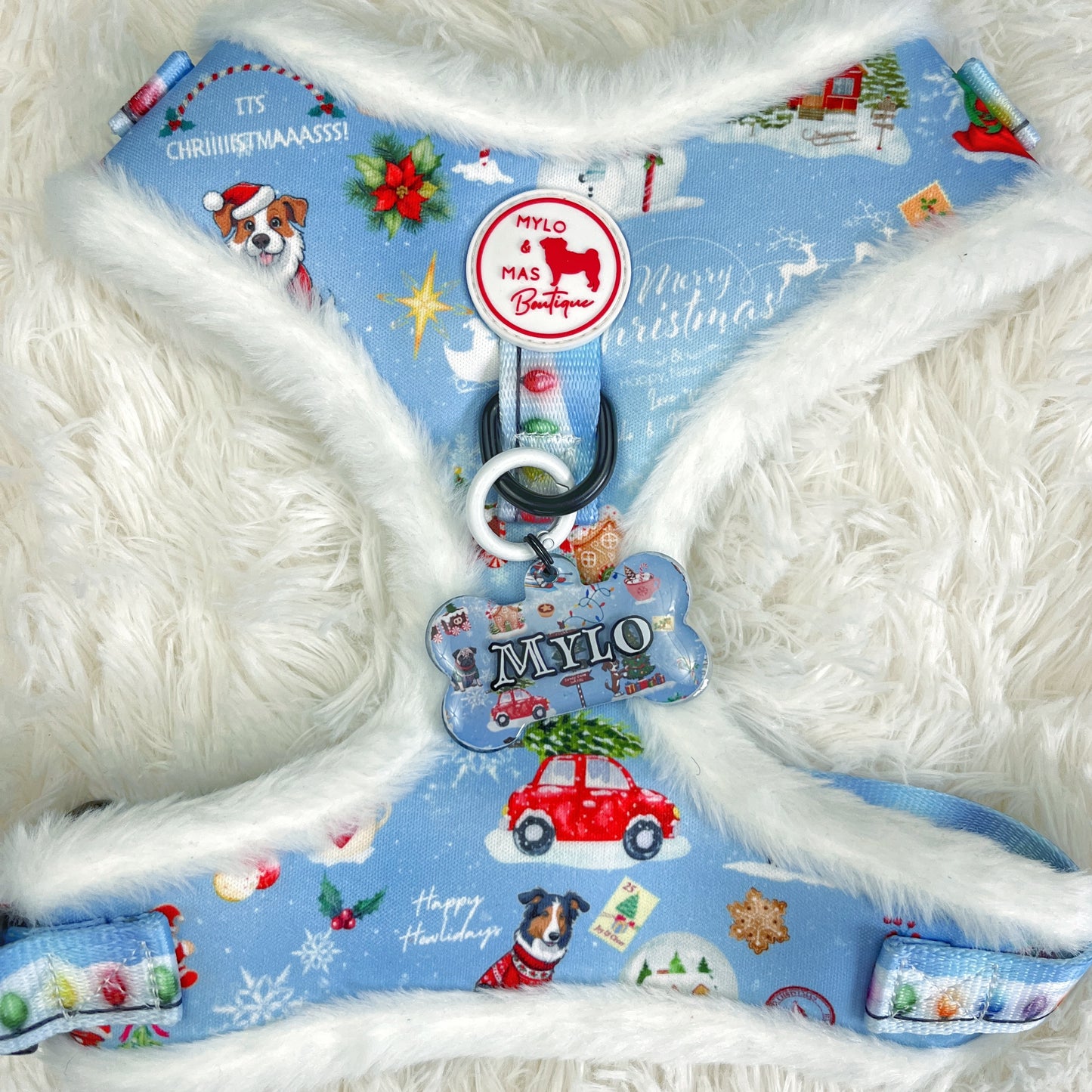 Dog Resin ID Tag - Furry Lights