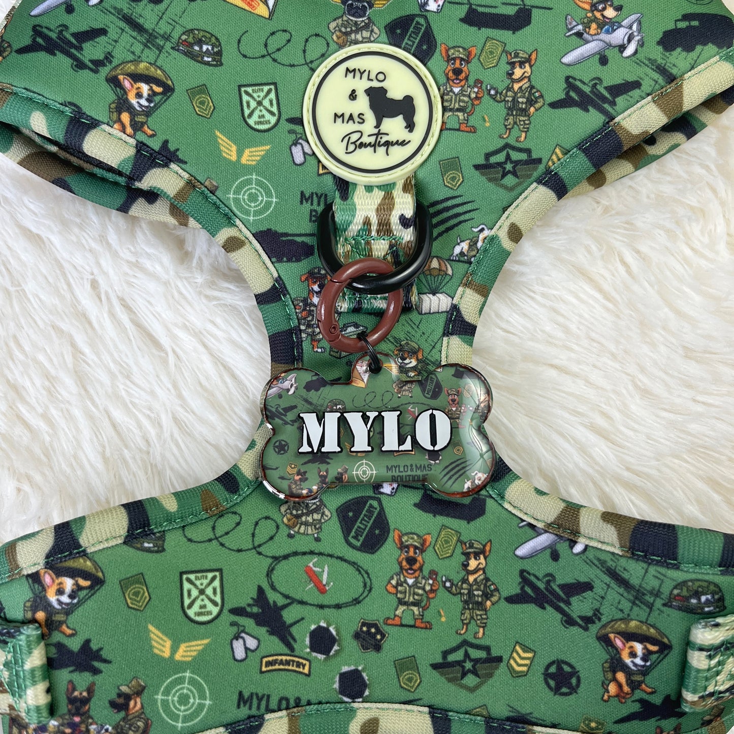 Dog Resin ID Tag - Supaw Trooper