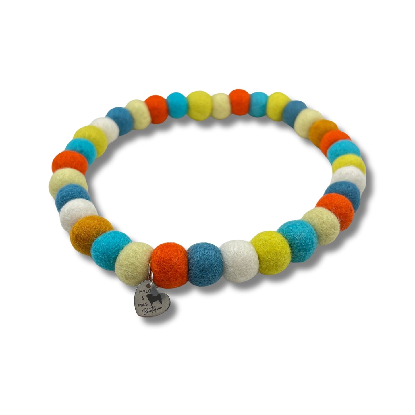 Dog Pom Pom Necklace - Summer Soak