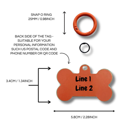 Dog Resin ID Tag - Summer Soak