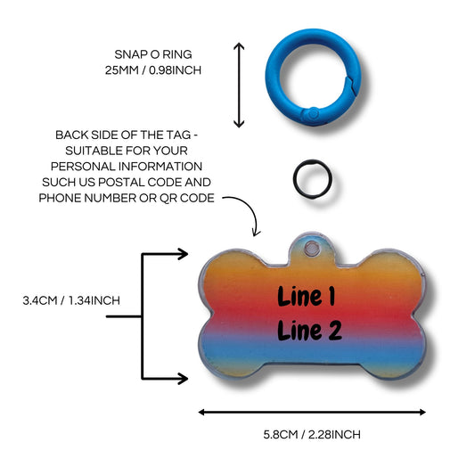 Dog Resin ID Tag - Oh My Yorkie!