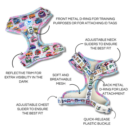 Dog Adjustable Harness - Hippie Van Life