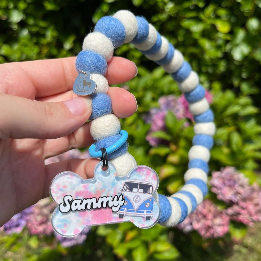 Dog Resin ID Tag - Hippie Van