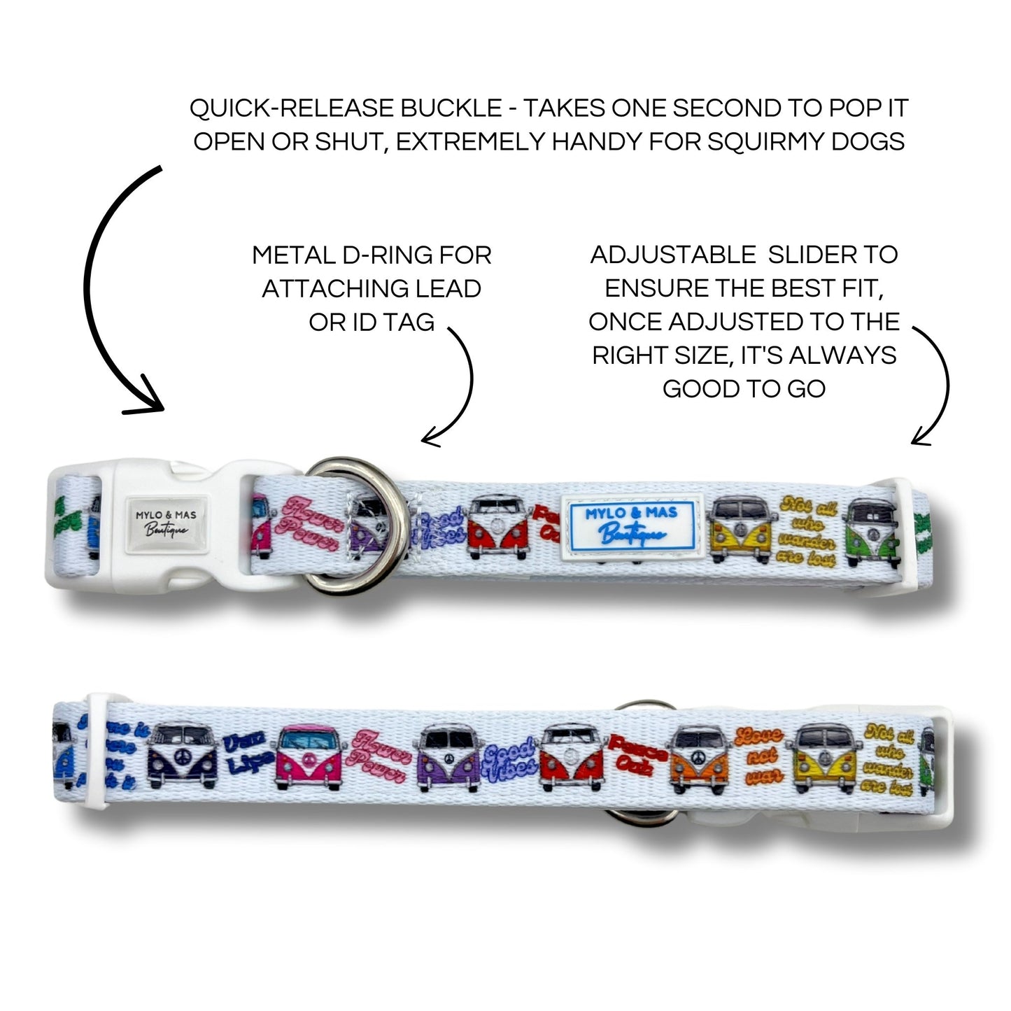 Dog Collar - Hippie Van Life