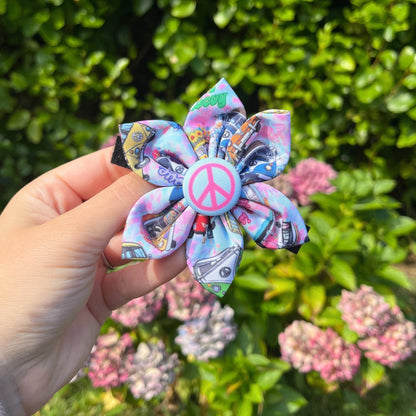 Dog Flower Bow - Hippie Van Life