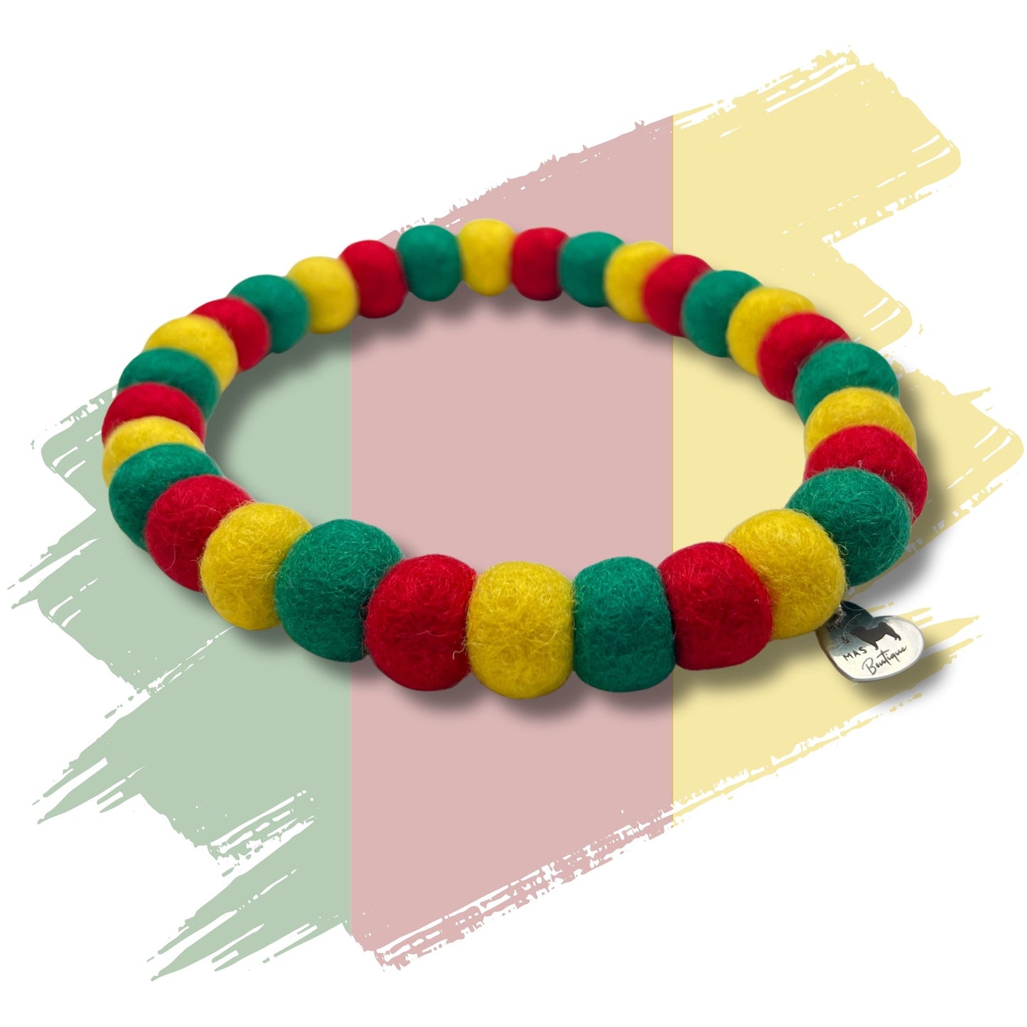 Dog Pom Pom Necklace - All-Ireland Counties