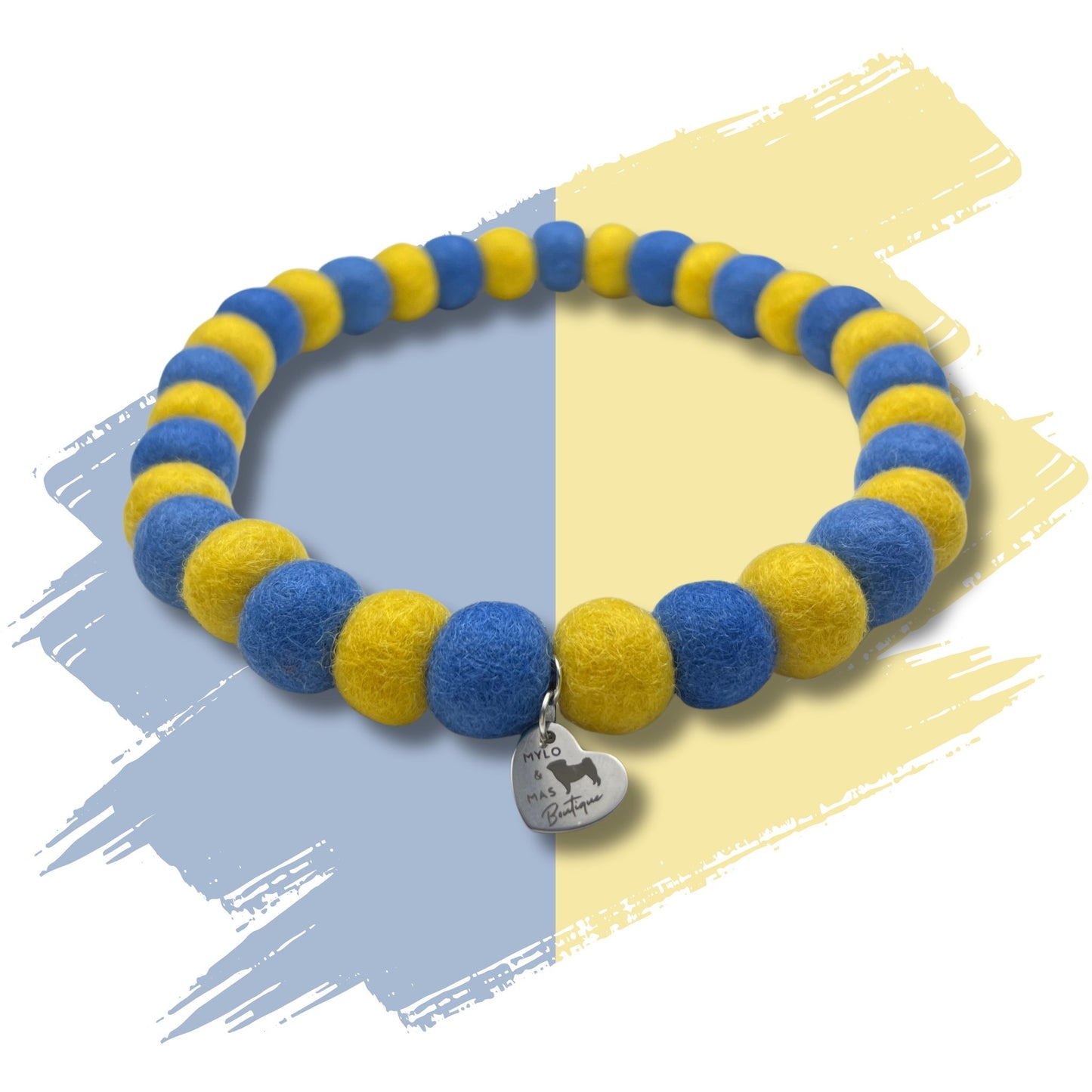 Dog Pom Pom Necklace - All-Ireland Counties