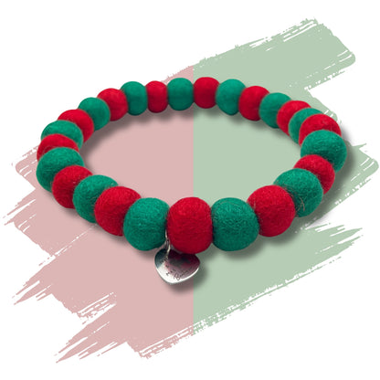 Dog Pom Pom Necklace - All-Ireland Counties