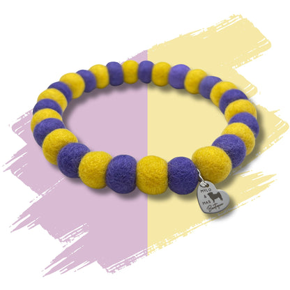 Dog Pom Pom Necklace - All-Ireland Counties
