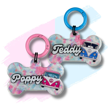 Dog Resin ID Tag - Hippie Van