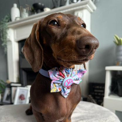 Dog Flower Bow - Hippie Van Life