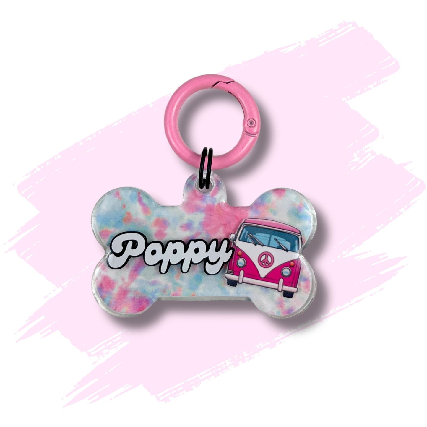 Dog Resin ID Tag - Hippie Van