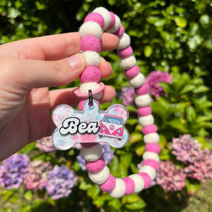 Dog Resin ID Tag - Hippie Van