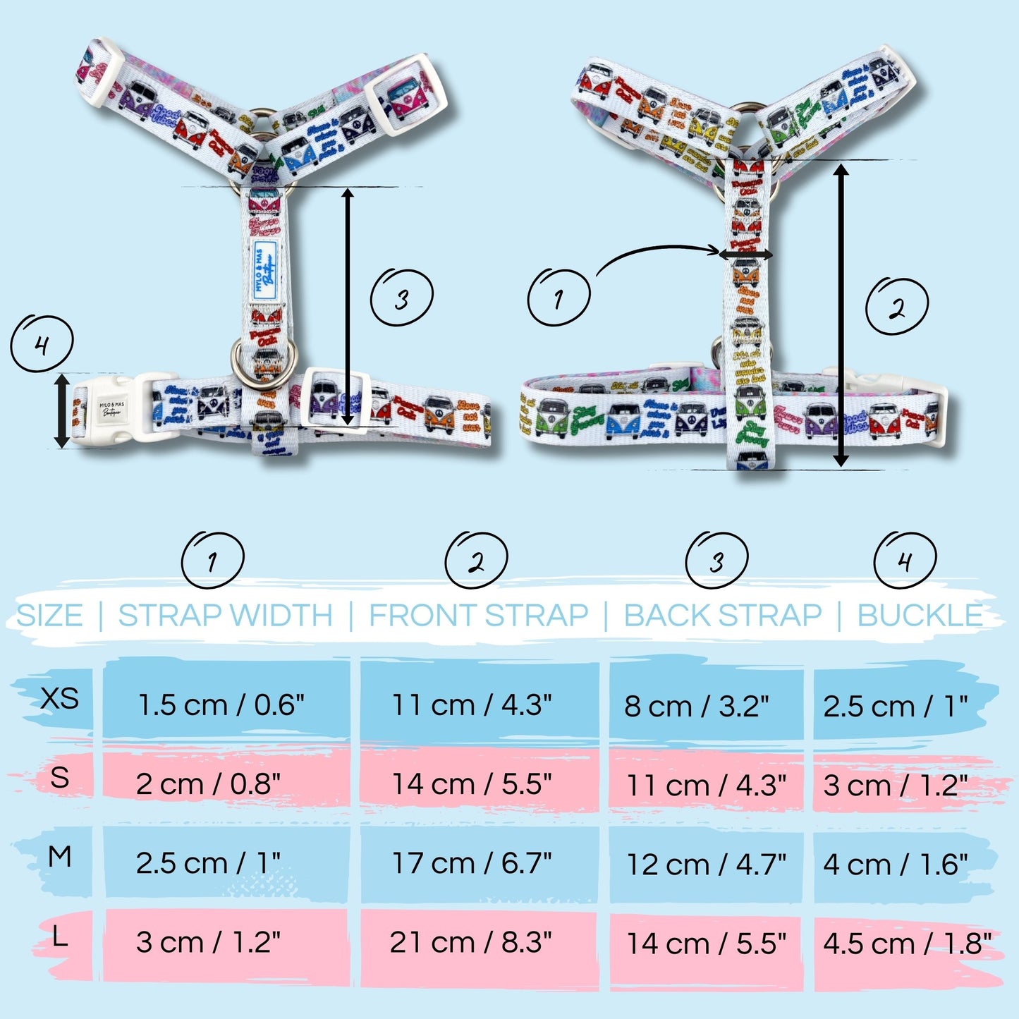 Dog Strap Harness - Sun of a Beach