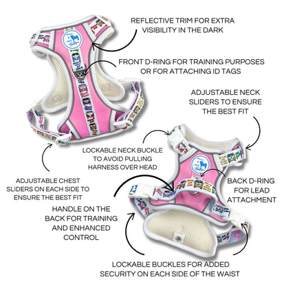 Mighty Hounds™ Dog Harness - Hippie Van Life